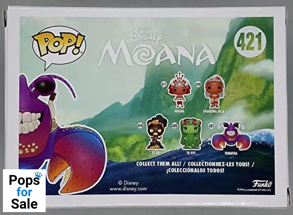 421 Tamatoa - Disney Moana - Funko POP - Box Damaged
