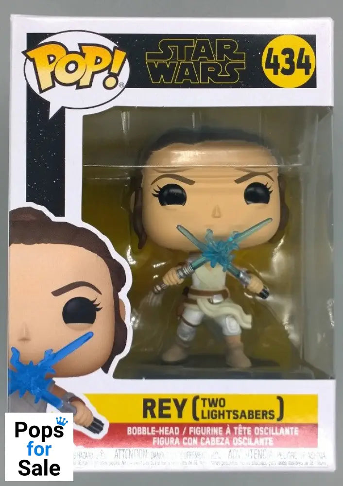434 Rey (Two Lightsabers) - Star Wars Funko POP - Brand New