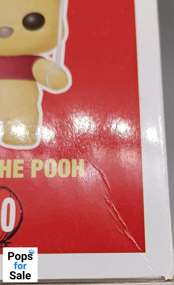 440 Winnie the Pooh (w/ Balloon) - Flocked - Disney - Funko POP - Box Damaged