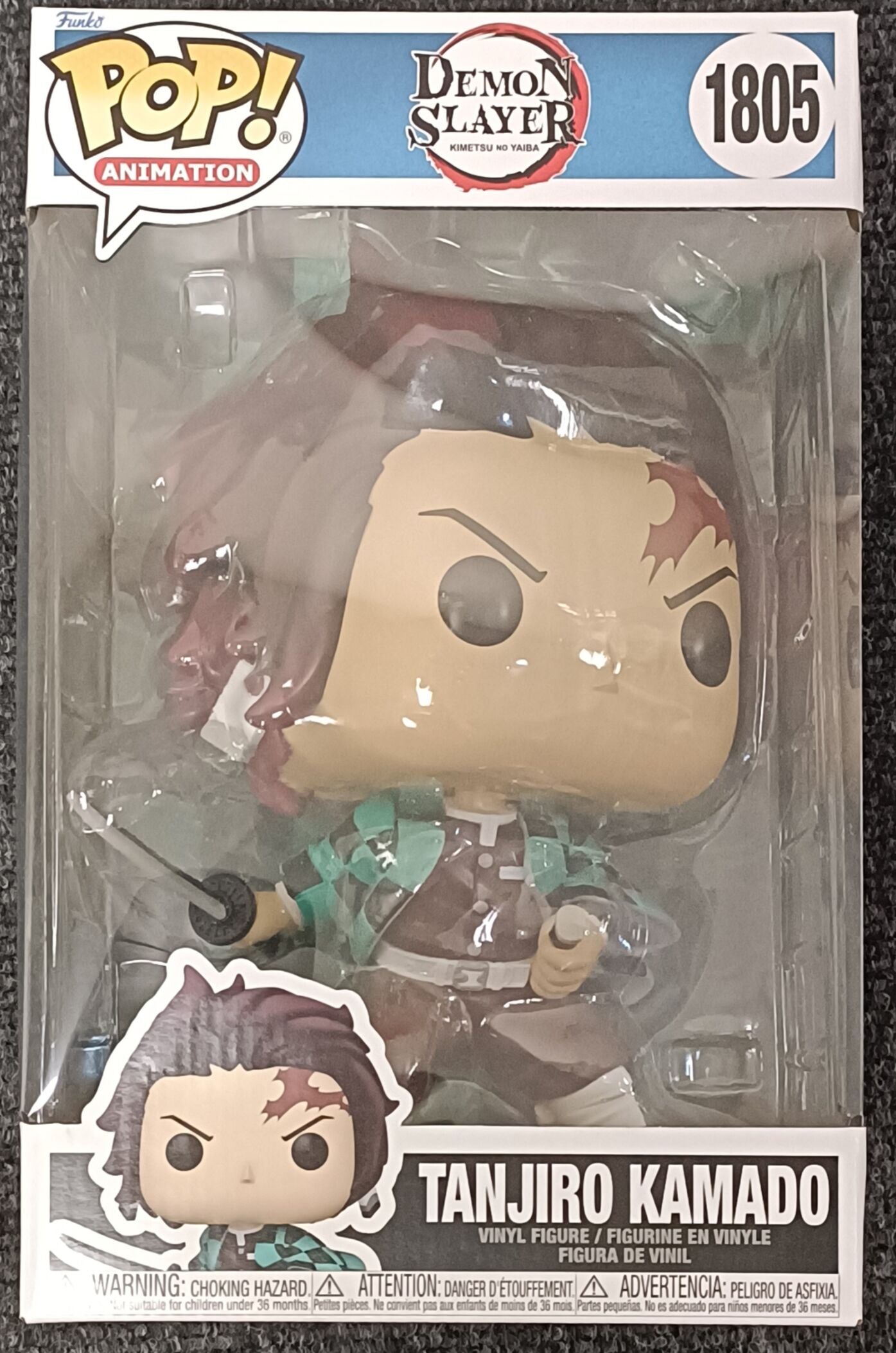 1805 Tanjiro Kamado - 10 Inch - Demon Slayer Funko POP - Brand New