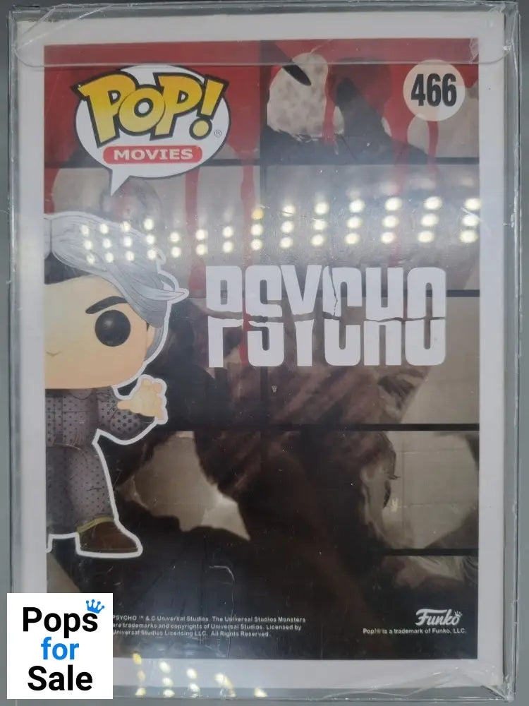 466 Norman Bates - B&W - Horror - Psycho - Funko POP - Box Damaged