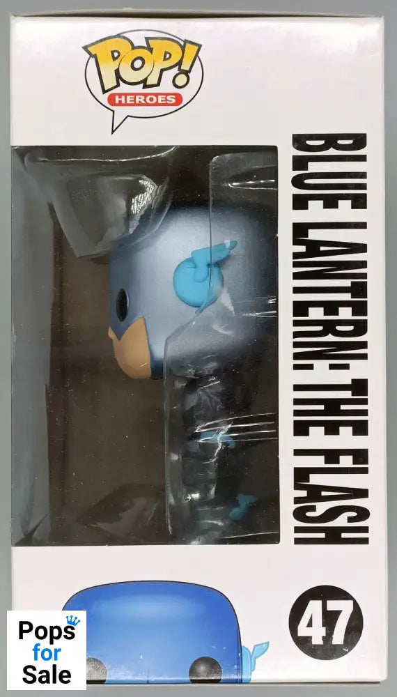 #47 Blue Lantern - DC The Flash - Metallic - Box Damaged Funko POP