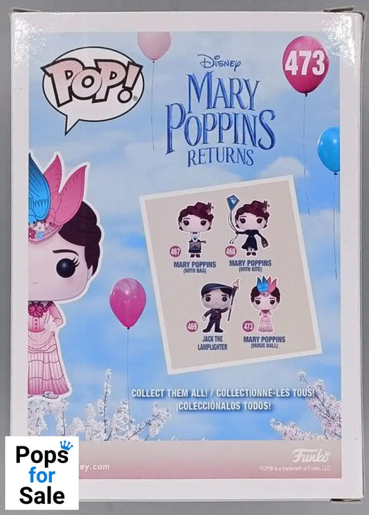 #473 Mary Poppins (at the Music Hall) - Disney Mary Poppins Box Damaged Funko POP