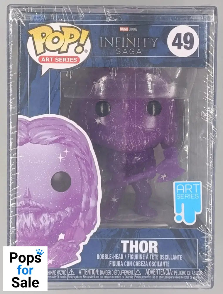 49 Thor - Art Series - Marvel The Infinity Saga Funko POP - Brand New