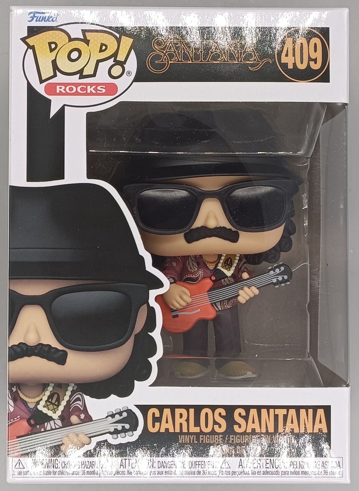 409 Carlos Santana - Santana - Rocks New Funko POP