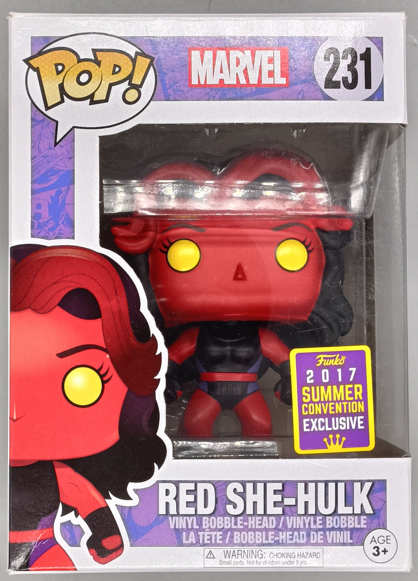 #231 Red She-Hulk - Marvel - 2017 Con Funko POP