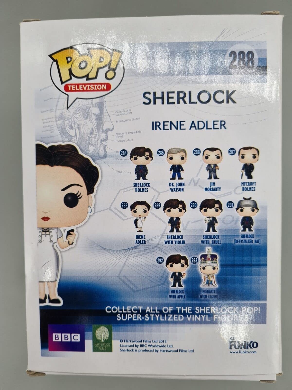 288 Irene Adler - Sherlock - Funko POP - Box Damaged