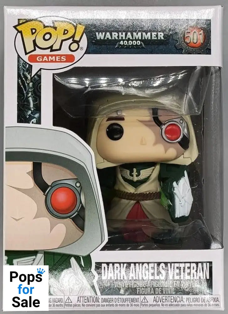 501 Dark Angels Veteran - Warhammer 40000 - Funko POP - Box Damaged