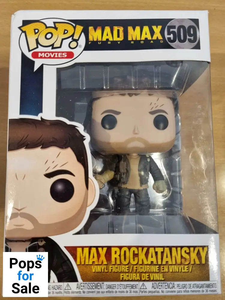 509 Max Rockatansky - Mad Max Fury Road - Funko POP - Box Damaged