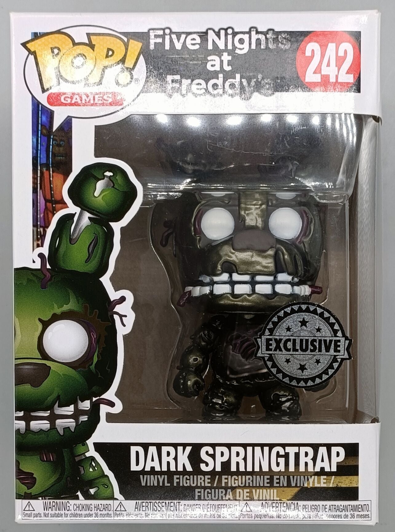 242 Dark Springtrap - Five Nights at Freddy’s FNAF Funko POP