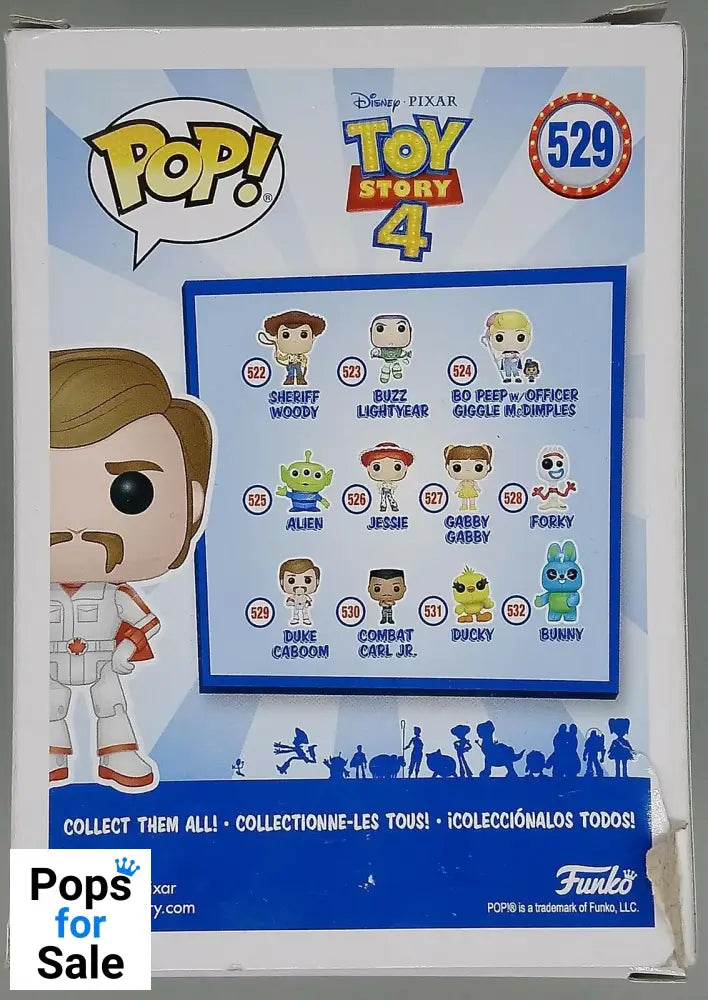 529 Duke Caboom -Disney Toy Story 4 - Funko POP - Box Damaged