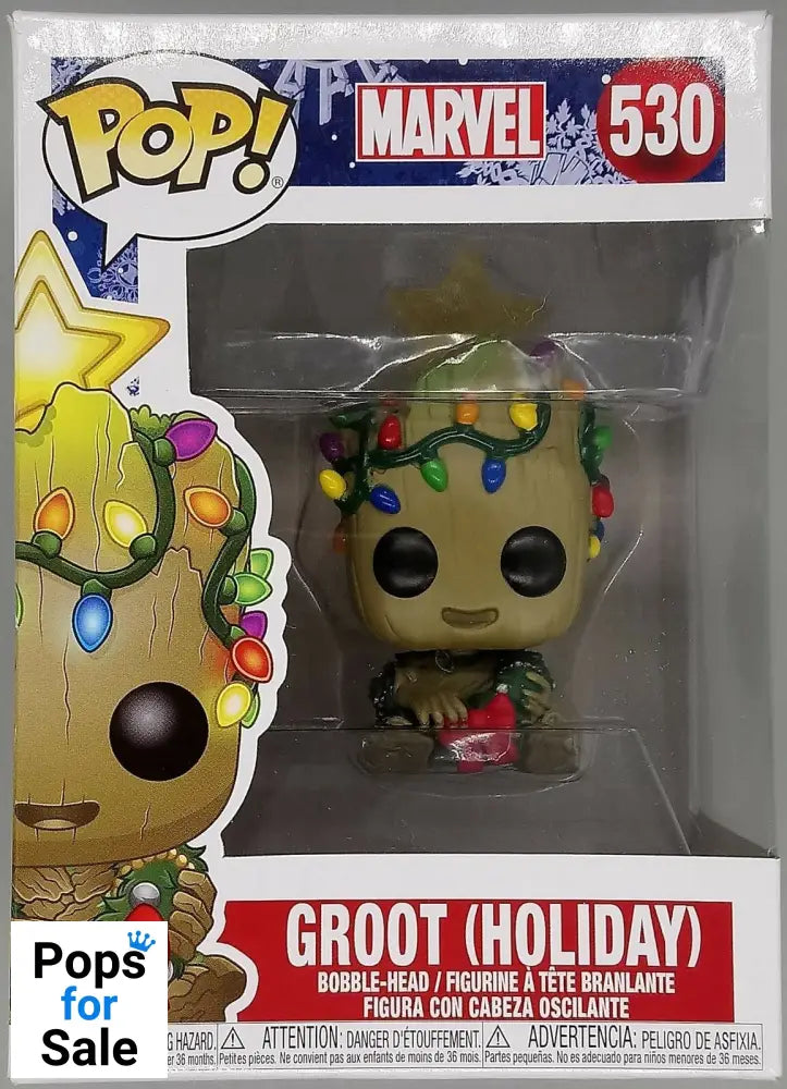 530 Groot (Holiday) Marvel Guardians of Galaxy Funko POP - Box Damaged