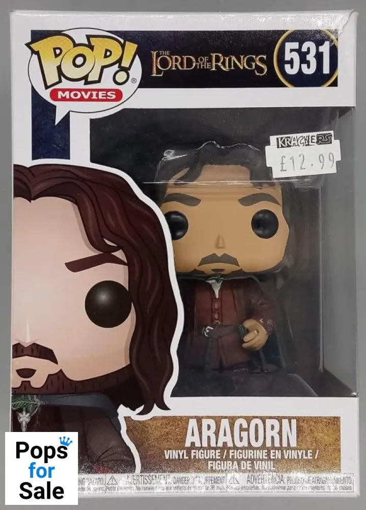 531 Aragorn - Lord Of The Rings - Box Damaged Funko POP