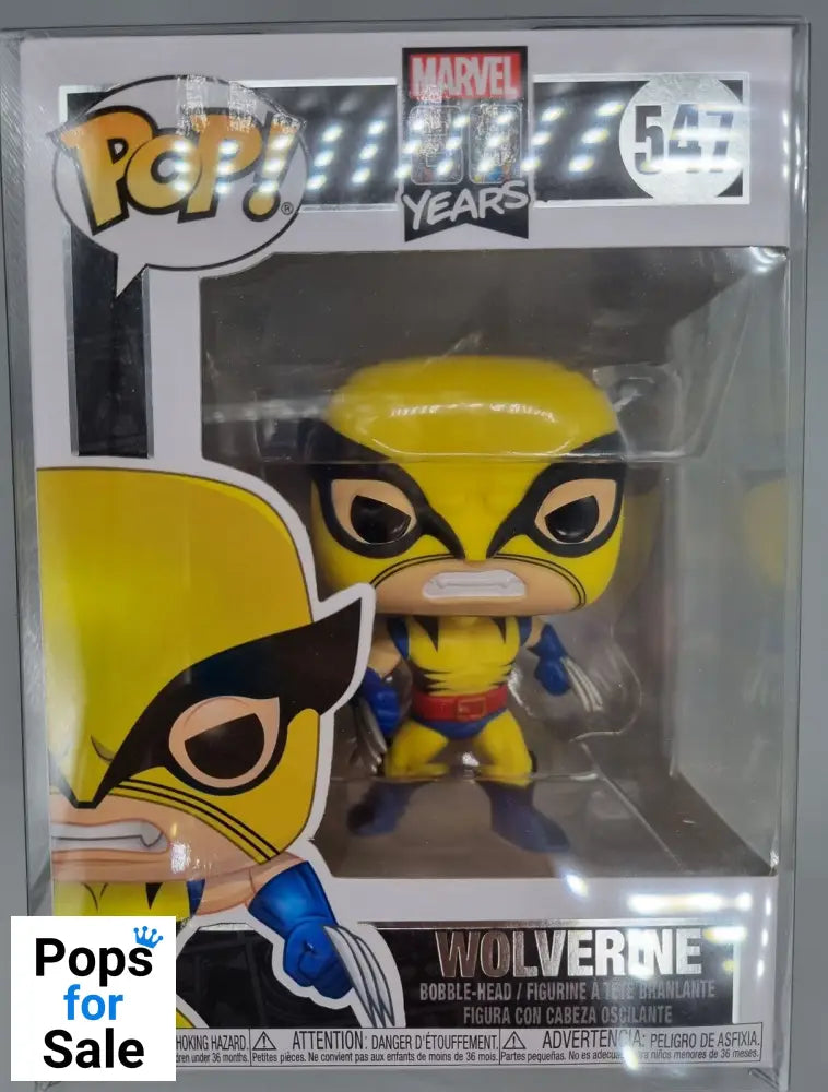 547 Wolverine (First Appearance) - Marvel 80 Years Funko POP
