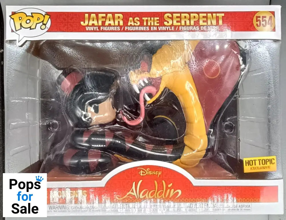 554 Jafar as the Serpent - Movie Moment - Disney Aladdin Funko POP