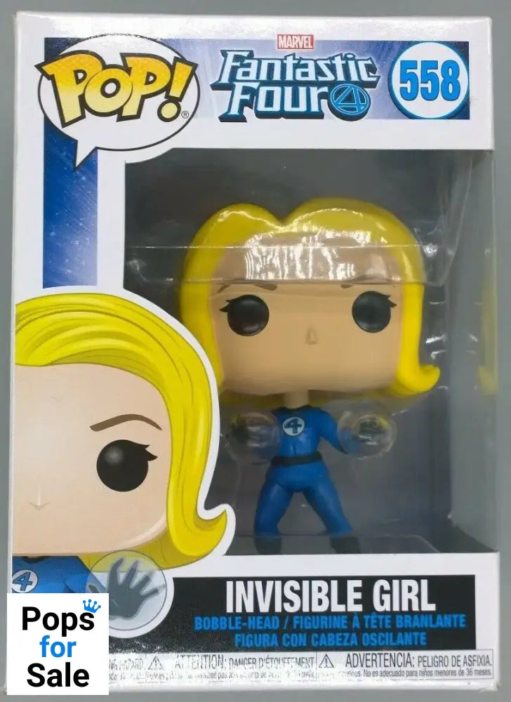558 Invisible Girl - Marvel Fantastic Four - Funko POP