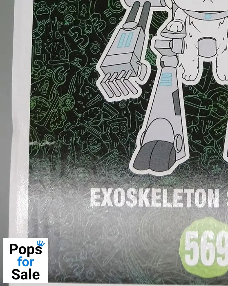 #569 Exoskeleton Snowball 6 Inch - Rick and Morty Box Damaged Funko POP