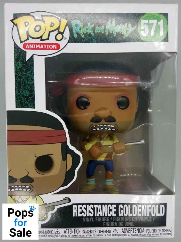 571 Resistance Goldenfold - Rick and Morty Funko POP