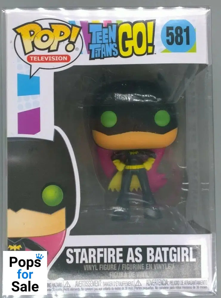 581 Starfire as Batgirl - Teen Titans Go! - Funko POP - Box Damaged