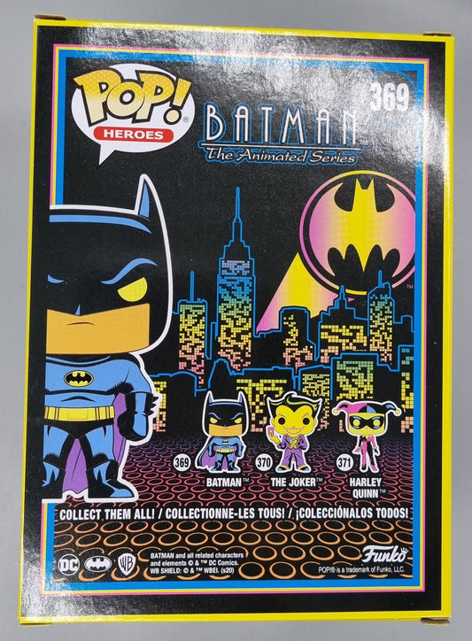 #369 Batman (Blacklight) - DC Batman Animated Series Funko POP