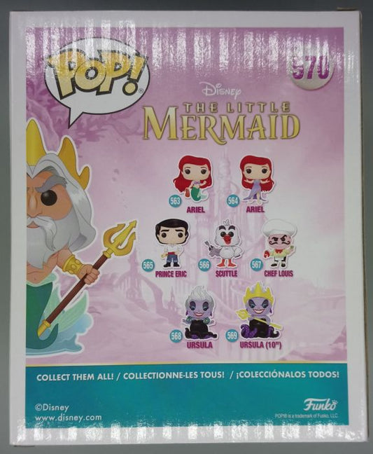 570 King Triton - 6 Inch - Disney The Little Mermaid Funko POP
