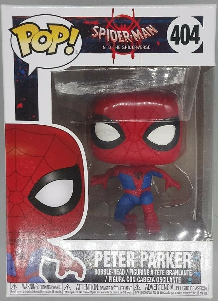 404 Peter Parker - Marvel Spiderman Into the Spiderverse Funko POP