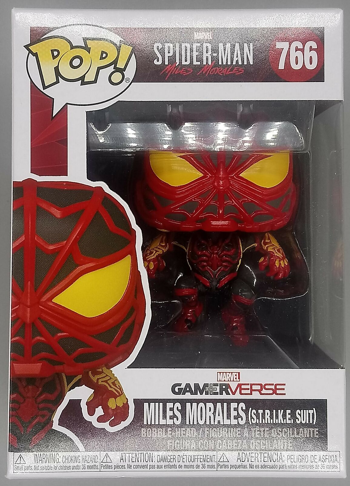 #766 Miles Morales (S.T.R.I.K.E. Suit) Marvel Spider-Man Funko POP