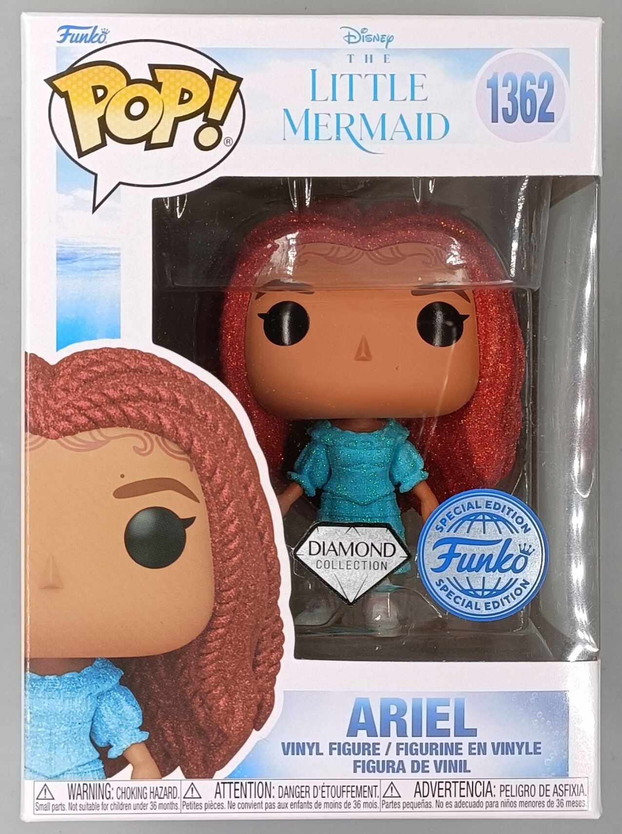 1362 Ariel Diamond - Disney The Little Mermaid Funko POP - Brand New