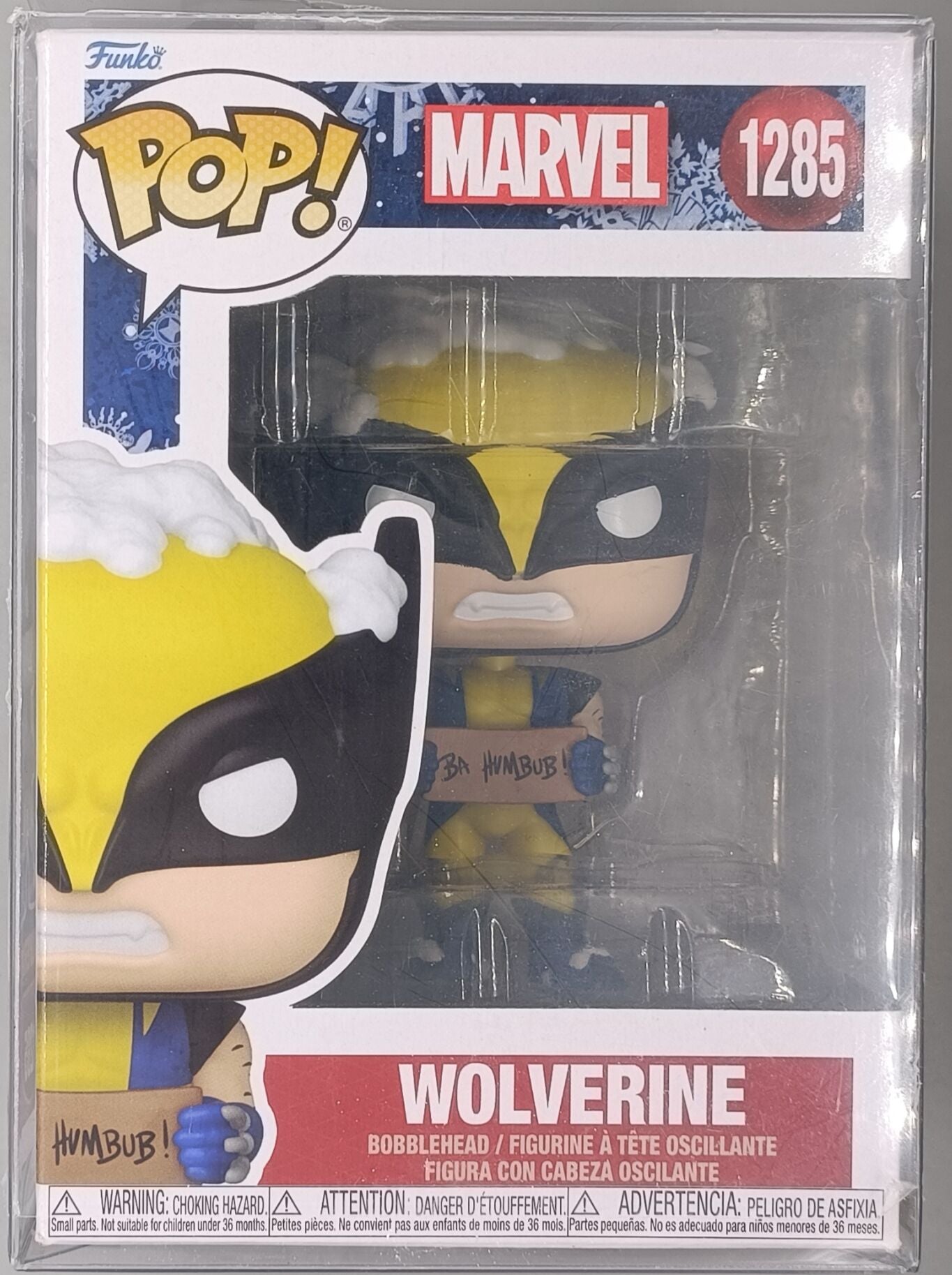 1285 Wolverine w/Sign (Holiday) - Marvel Funko POP