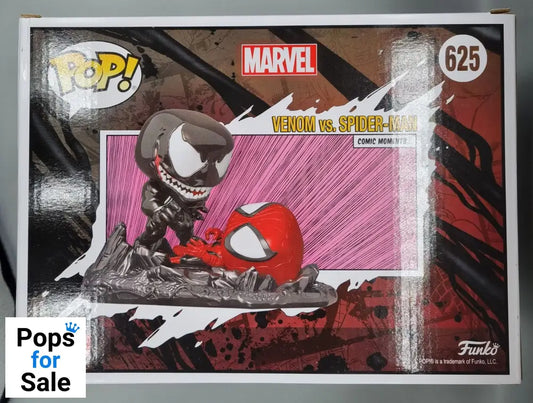 625 Venom vs. Spider-Man Comic Moment Metallic Marvel Funko POP