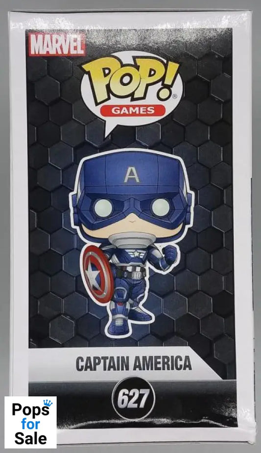 627 Captain America - Marvel Avengers Game Funko POP - Box Damaged