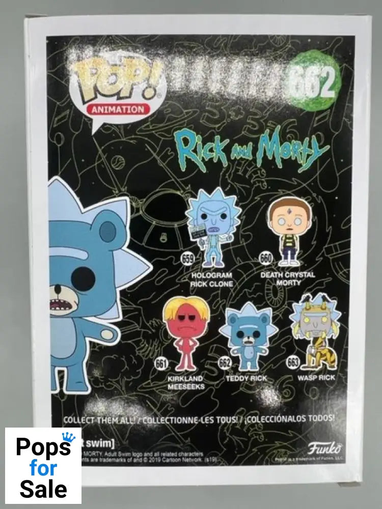 662 Teddy Rick - Rick and Morty Funko POP
