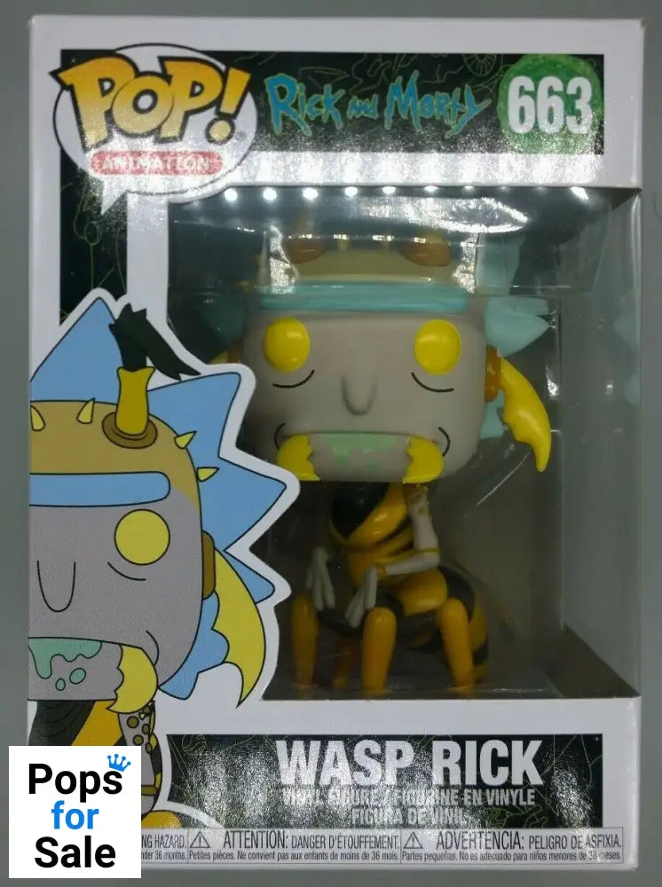 663 Wasp Rick - Rick and Morty - Funko POP - Box Damaged