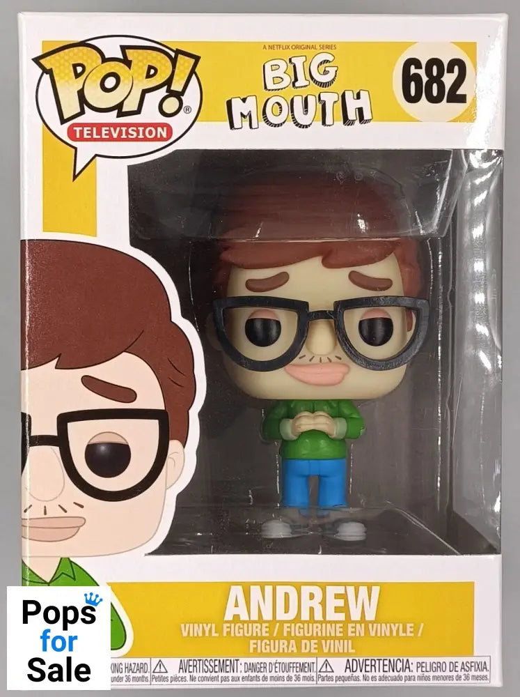 682 Andrew - Big Mouth Funko POP