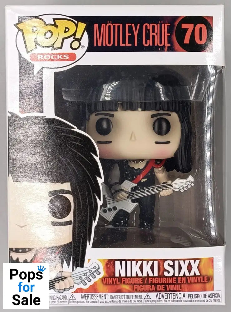 70 Nikki Sixx - Motley Crue - Rocks Funko POP