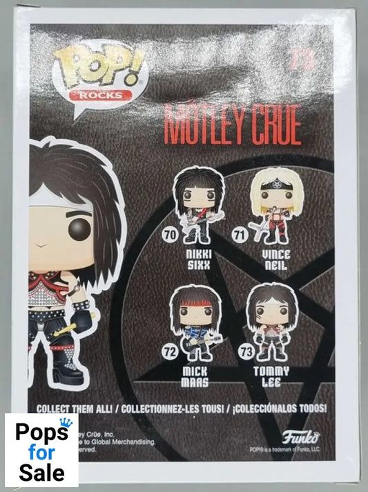 73 Tommy Lee - Motley Crue Funko POP