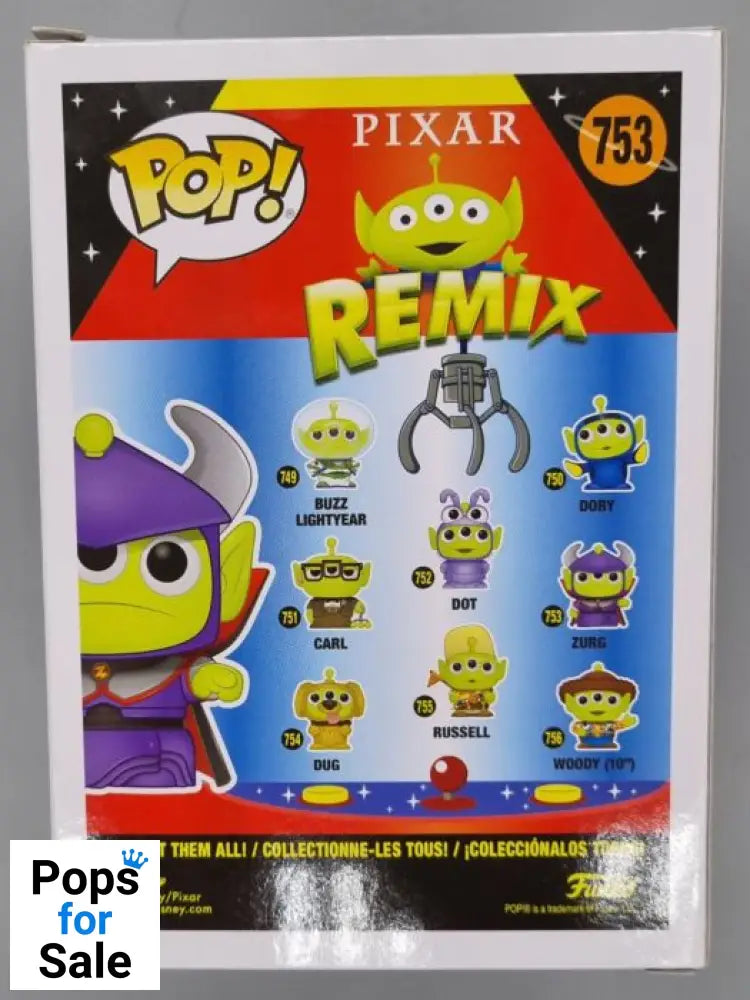 753 Zurg (Alien Remix) - Disney Toy Story Funko POP