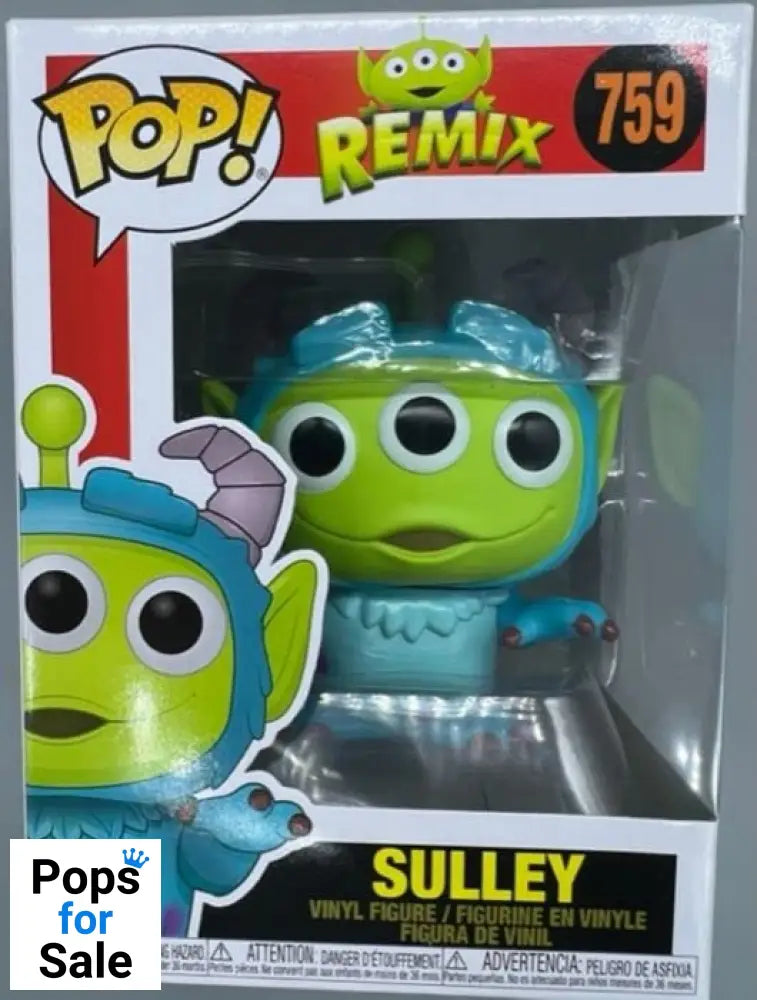 759 Sulley (Alien) - Disney Pixar Remix Funko POP