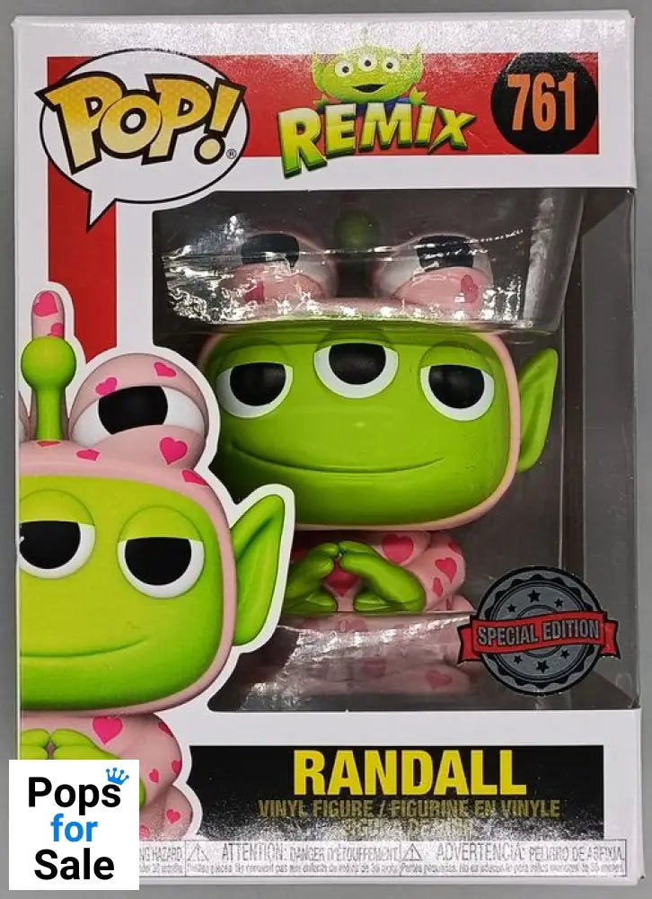 761 Randall (Alien- Hearts) - Disney Monsters Inc Funko POP