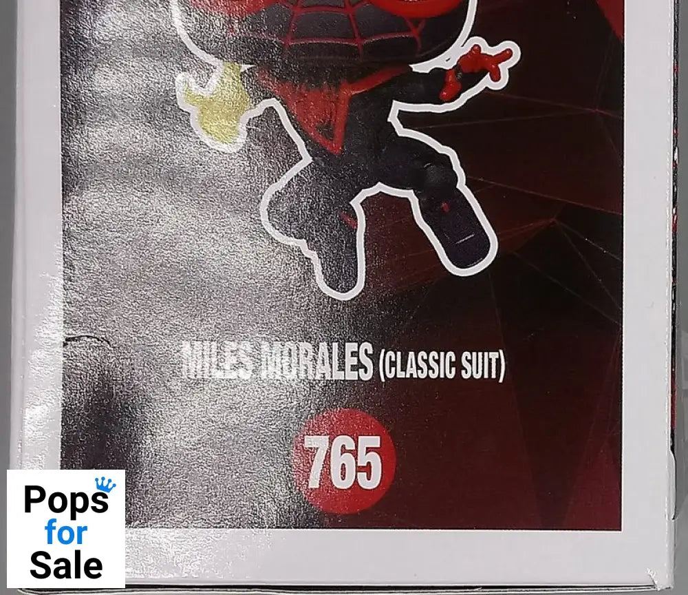 765 Miles Morales (Classic Suit) SpiderMan Funko POP - Box Damaged