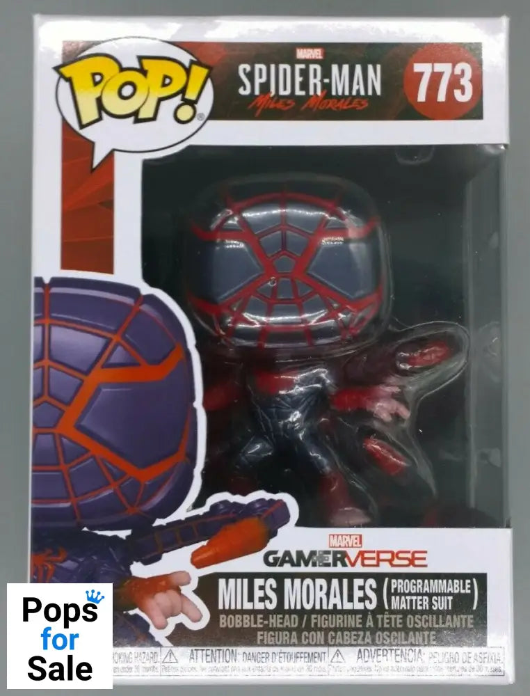 773 Miles Morales Programmable Suit Marvel Spider-Man Game Funko POP