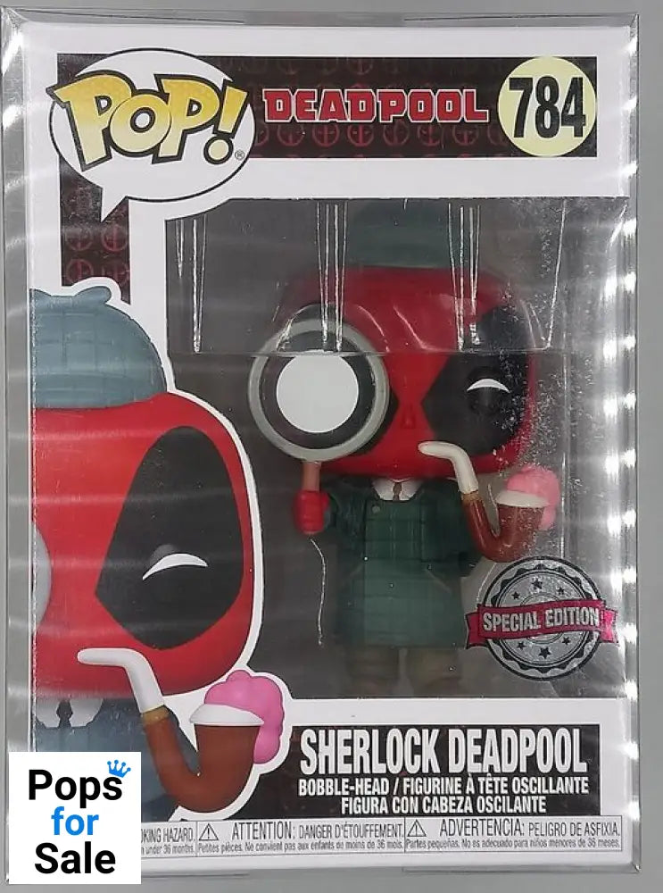 784 Sherlock Deadpool - Marvel Funko POP