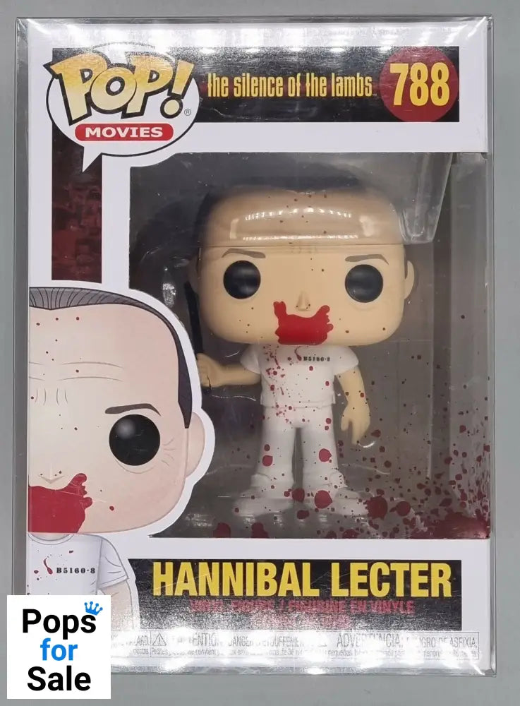 #788 Hannibal Lecter (Jumpsuit- Bloody) Silence of The Lambs Funko POP