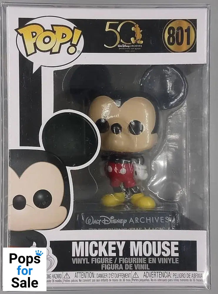 801 Mickey Mouse (Archives) Disney - Funko POP - Box Damaged