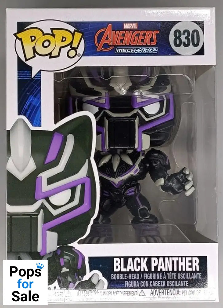 830 Black Panther - Marvel Avengers Mech Strike Funko POP