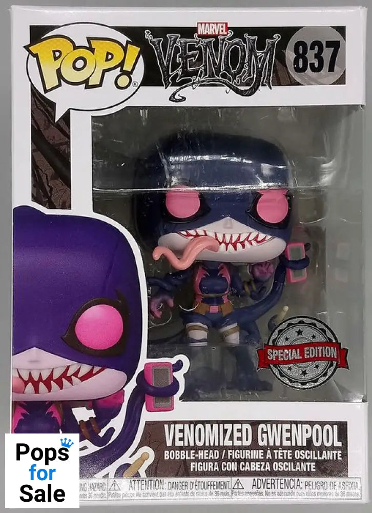 837 Venomized Gwenpool - Marvel Venom Funko POP