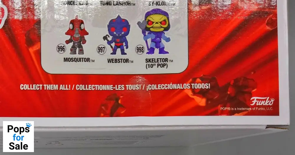 84 He-Man on Battlecat - Rides - Masters of the universe Funko POP - Box Damaged