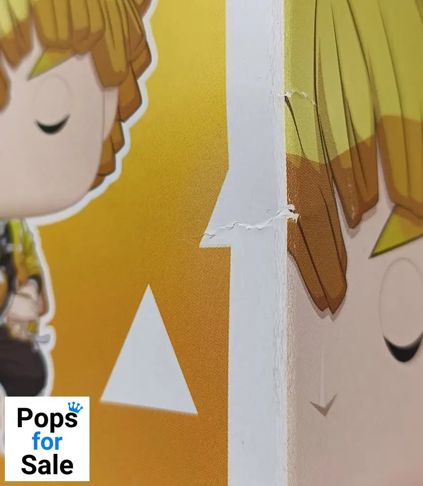 869 Zenitsu Agatsuma - Demon Slayer - Funko POP - Box Damaged