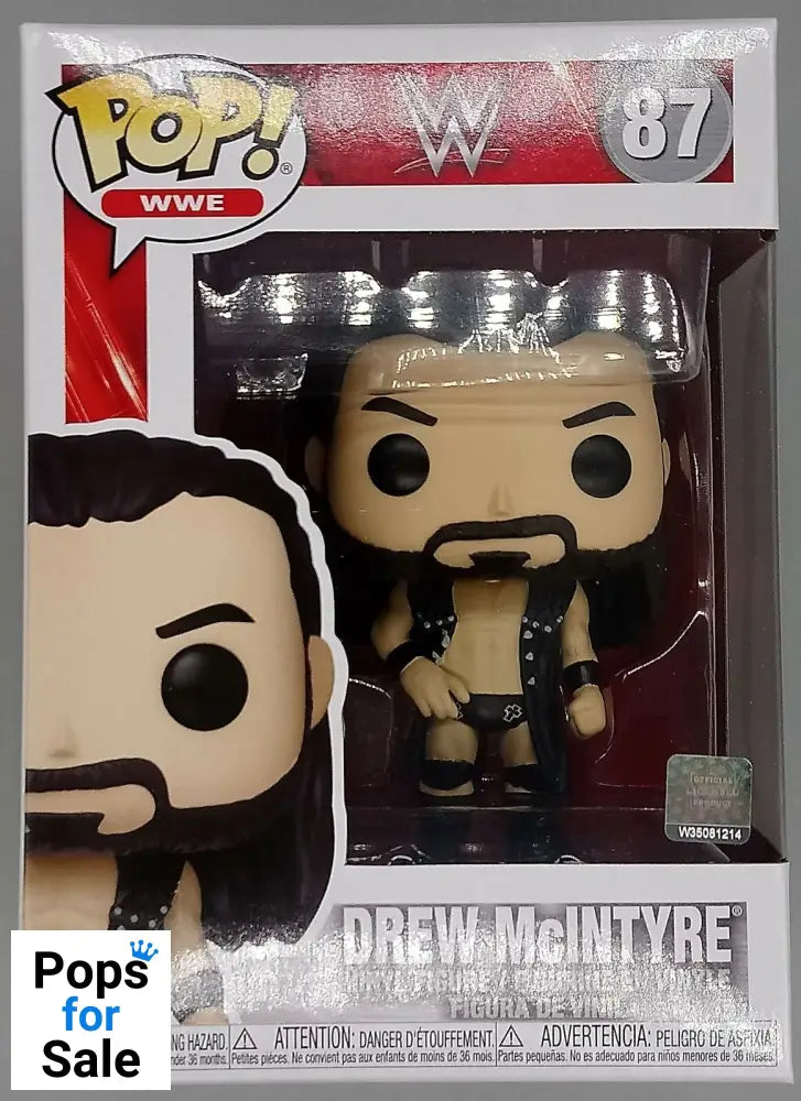 87 Drew McIntyre - WWE - Funko POP - Box Damaged