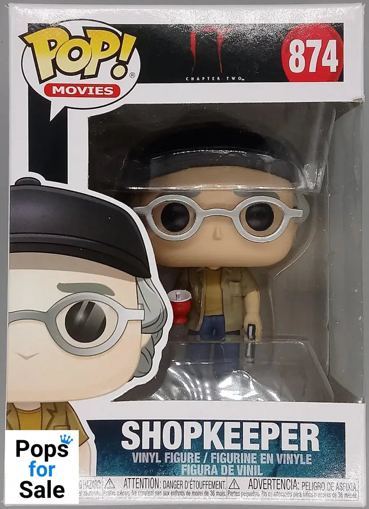 874 Shopkeeper - Horror (Stephen King) IT Chapter 2 - Funko POP - Brand New